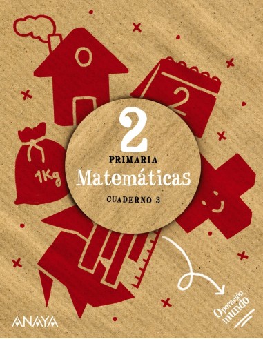 CUADERNO MATEMATICAS 3 2ºPRIMARIA OPERACION MUNDO 2023